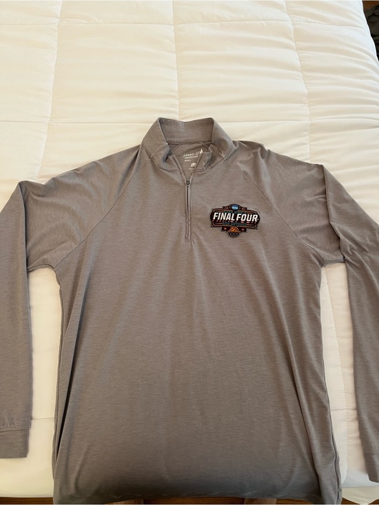 johnnie-O Other - johnnie-O Gray Final Four Quarter-Zip Performance Pullover